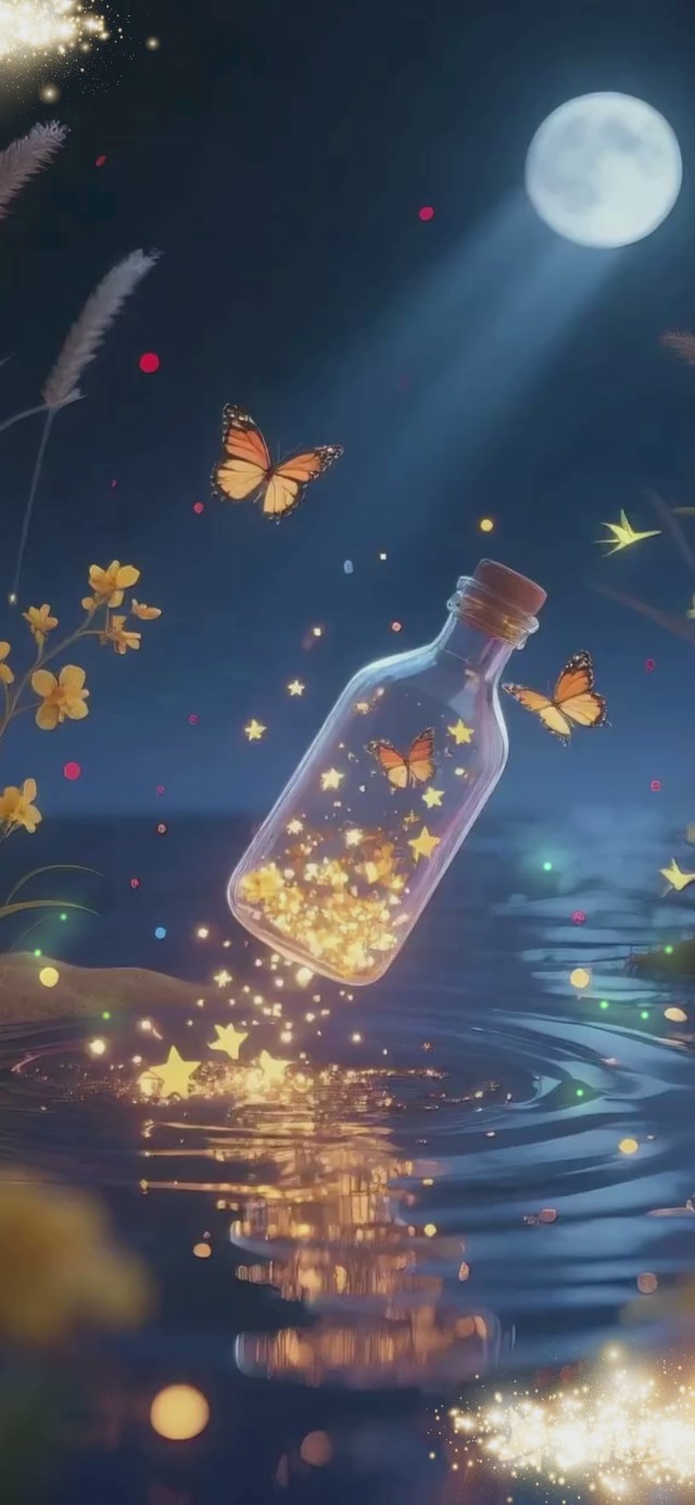 唯美梦幻漂流瓶