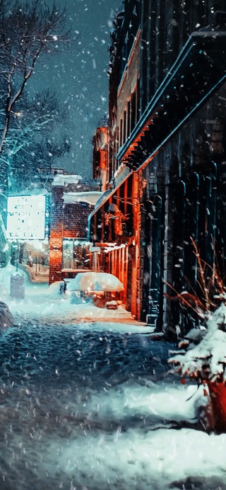 4K超清晰唯美下雪