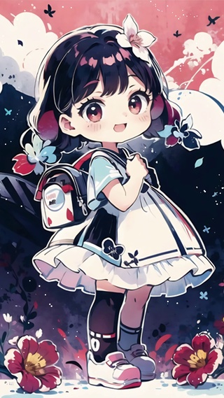 可爱小孩