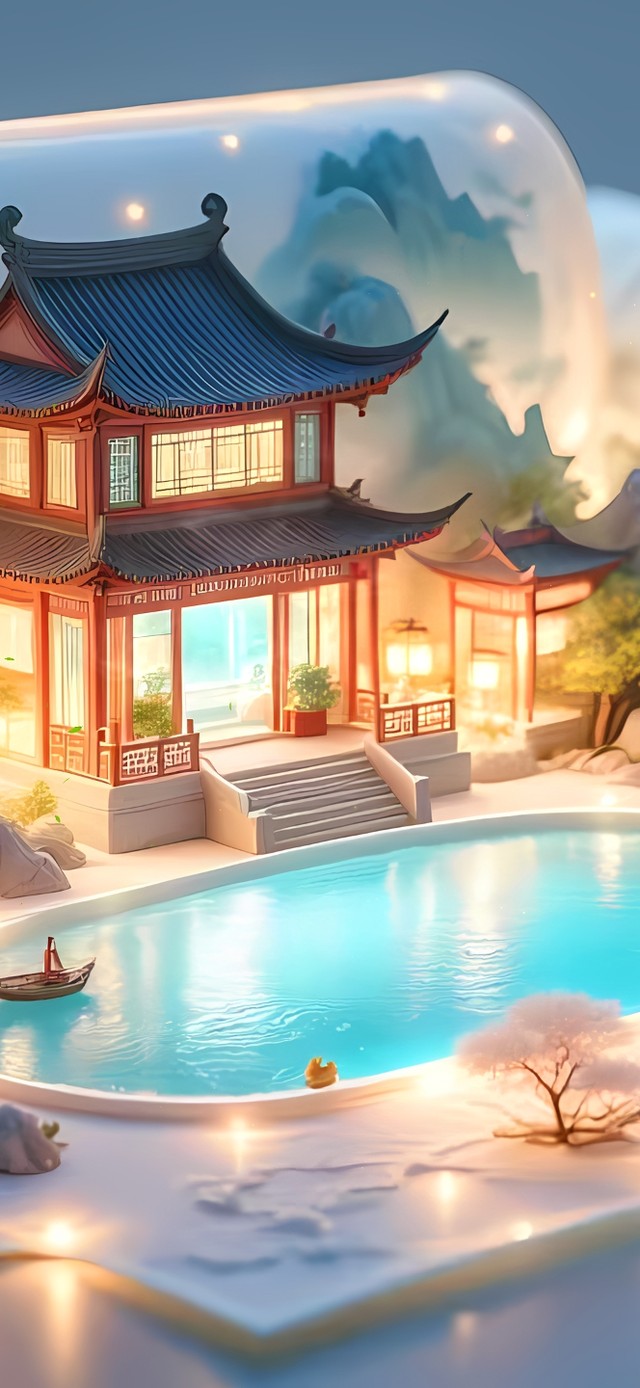 创意中国风卷轴