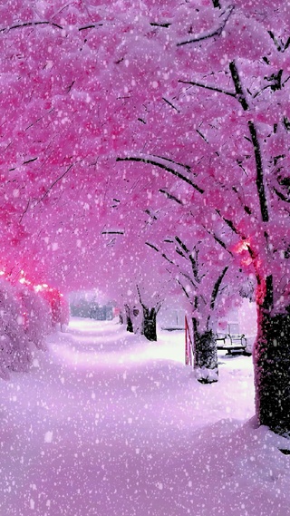 浪漫雪景