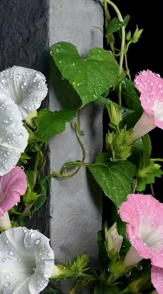 雨露喇叭花