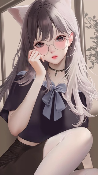 窗边姑娘