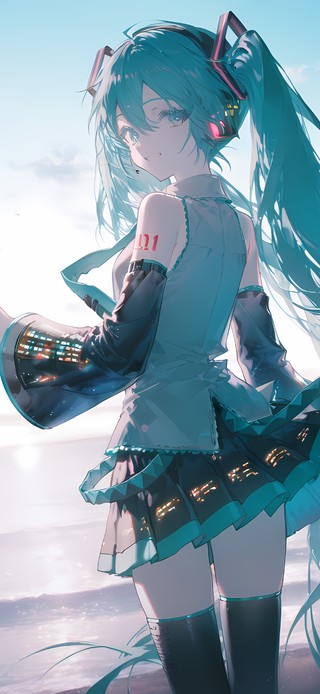 海边初音女孩