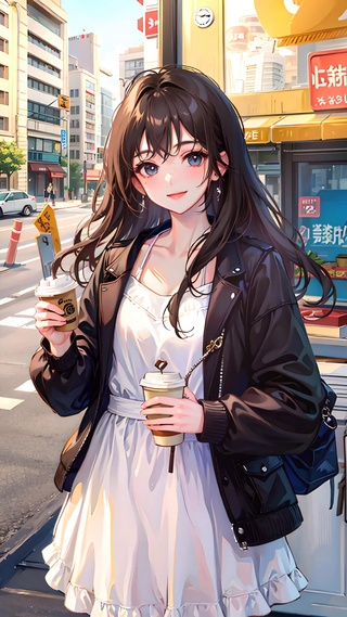 4k 街道奶茶姐姐