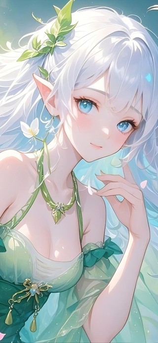 清新唯美森系精灵少女