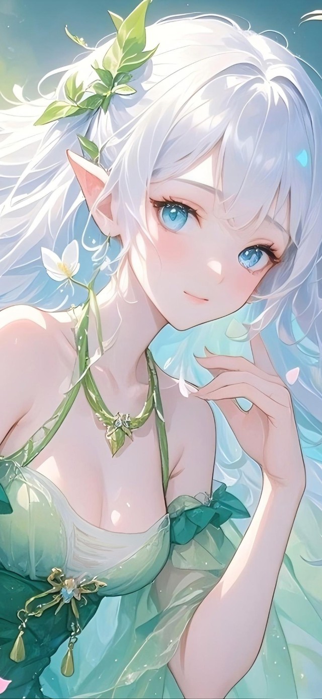 清新唯美森系精灵少女