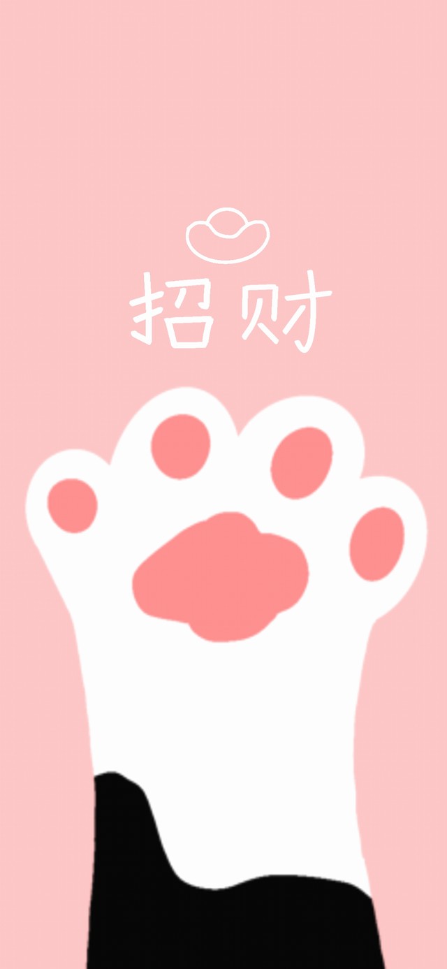 招财招好运招桃花猫爪