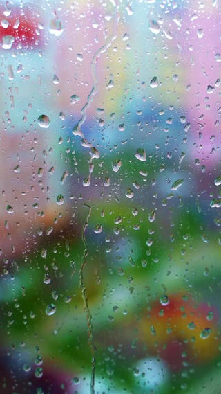 4K治愈系雨屏