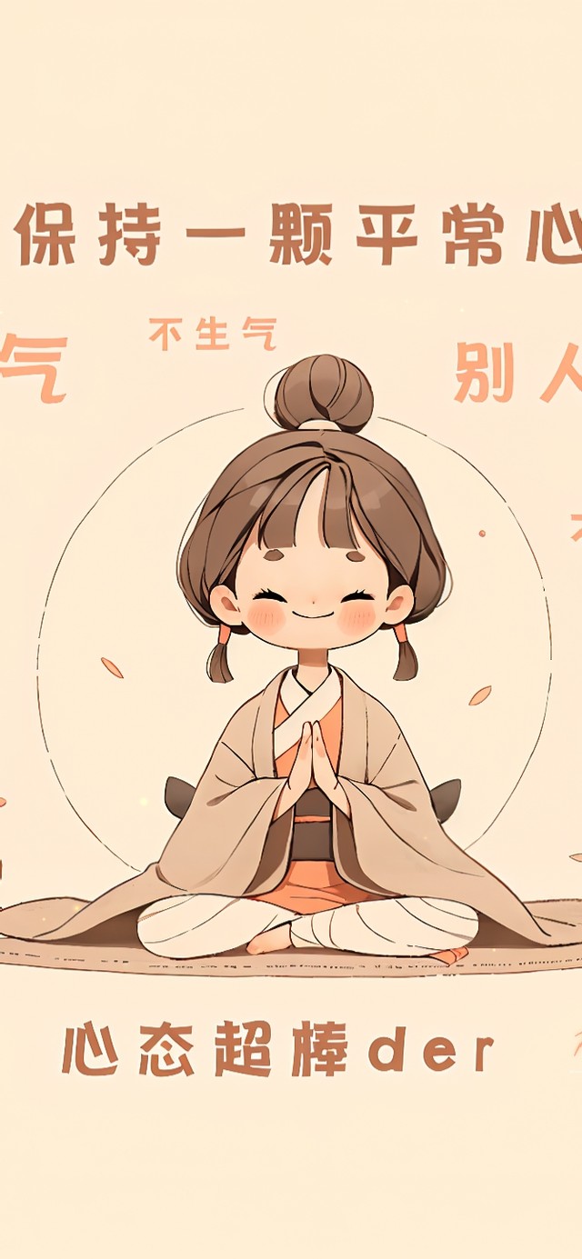 保持一颗平常心手机壁纸