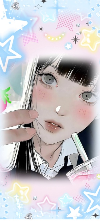 午後の苺泡-贴纸版