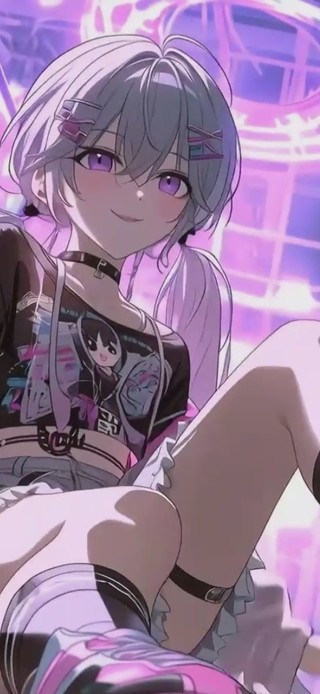 赛博双马尾少女