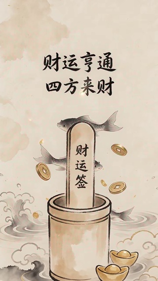 四方来财手机壁纸