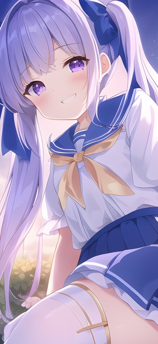 清纯白丝美少女