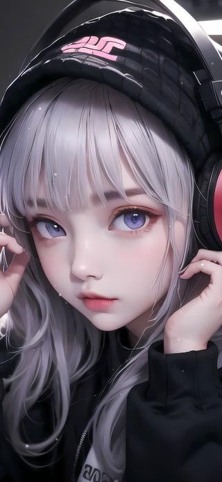 可爱电竞女孩