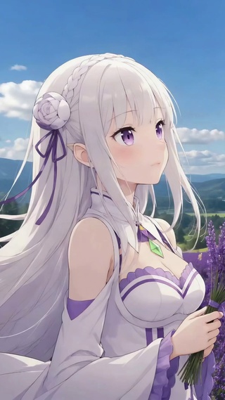 薰衣草田爱蜜莉雅