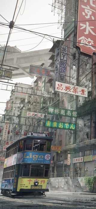 4K香港街道九龙城寨