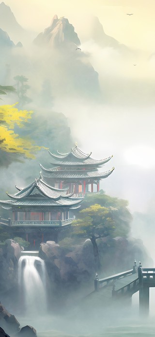 云雾缭绕(风景手机动态壁纸) - 风景手机壁纸下载 - 元气壁纸