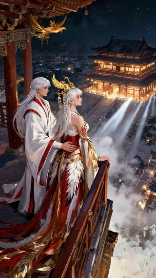 城楼夜景李白王昭君