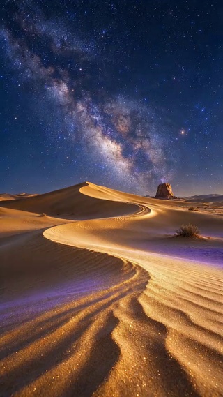 金色沙漠星河