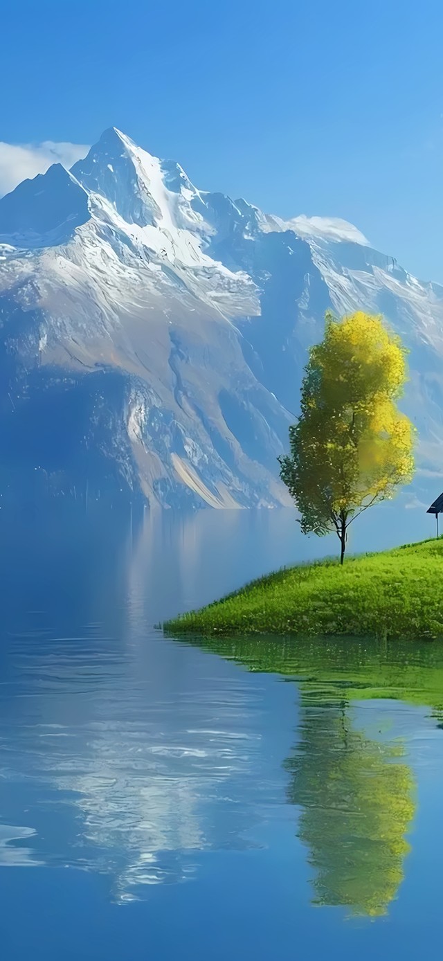 湖中小屋