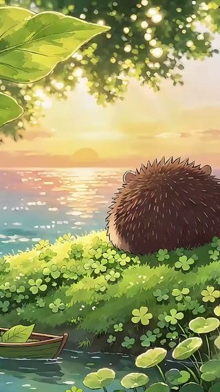 看夕阳的小刺猬