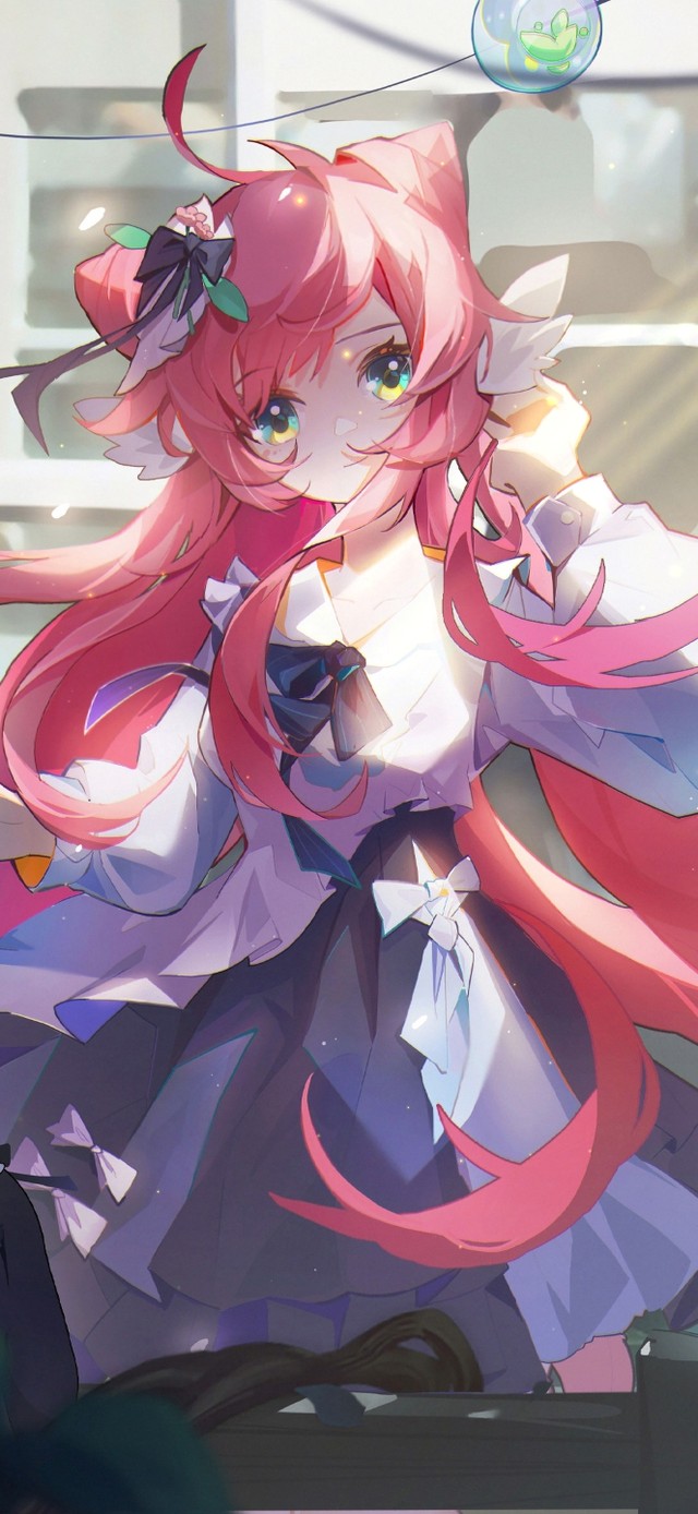 4K唯美治愈花园少女