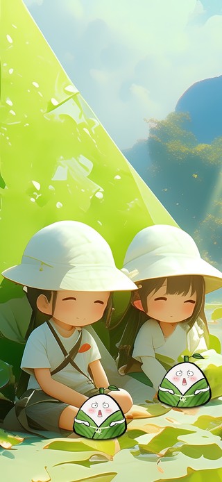 端午包粽子