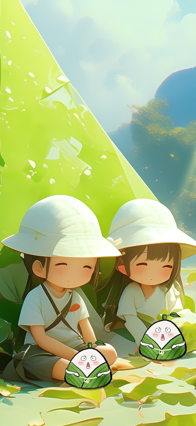 端午包粽子