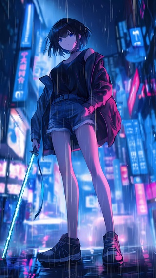 霓虹少女