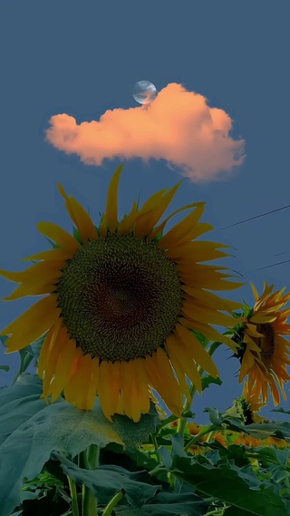 4k 月下风景