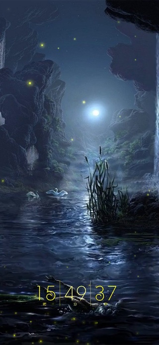 静谧天鹅湖