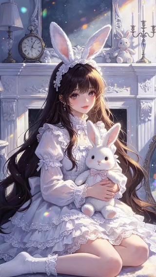 可爱萝莉猫耳女孩壁纸