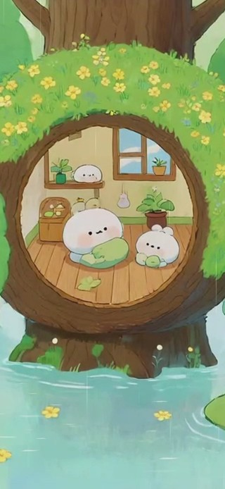 治愈系林中小屋