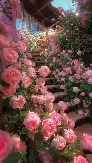 玫瑰花梯
