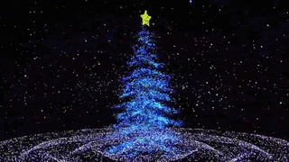 3D炫酷粒子圣诞树