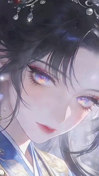 薰衣草秘境古风少女