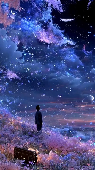 夜空蝶舞