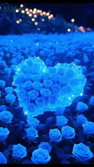 蓝色的浪漫