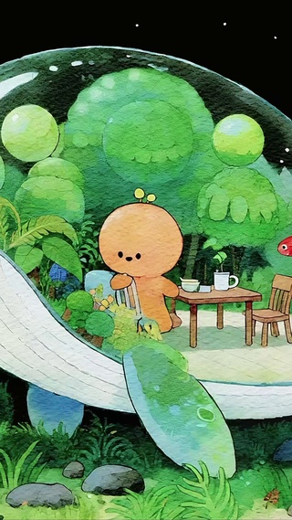 小奶龙的森林鲸鱼舱