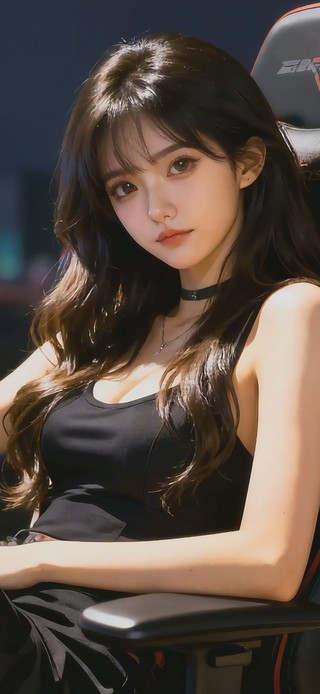 纯欲长腿电竞美女