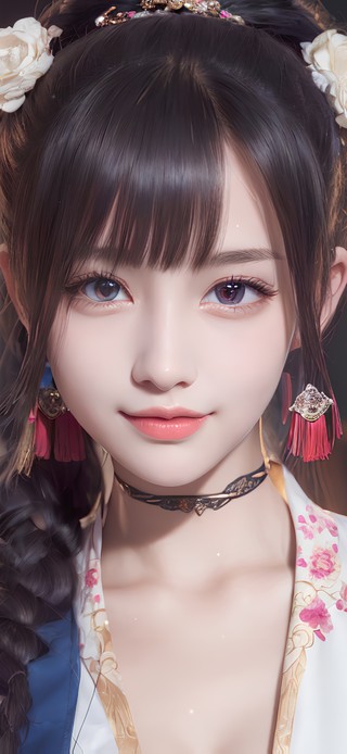 古风超美闺蜜女孩