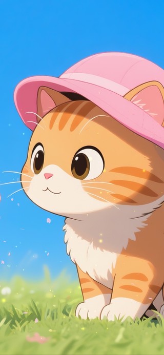 可爱小橘猫