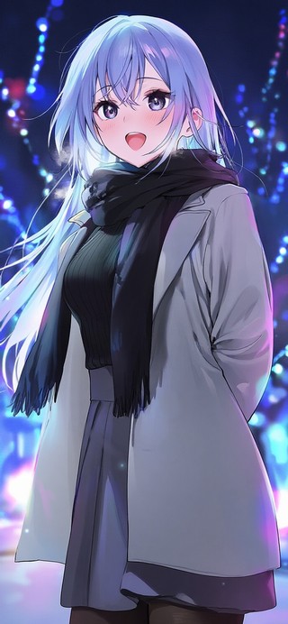 唯美紫发少女