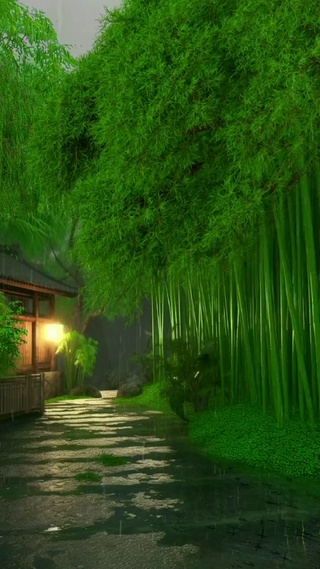 幽静竹林