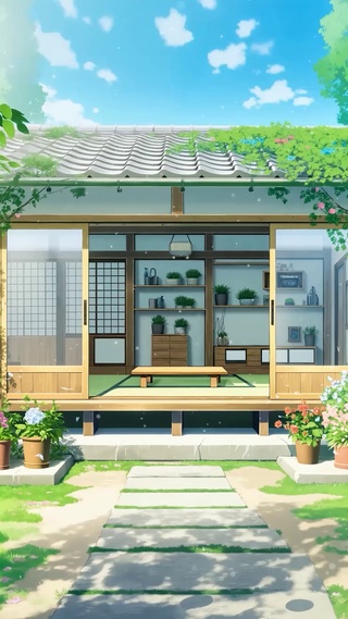 夏天温馨小院