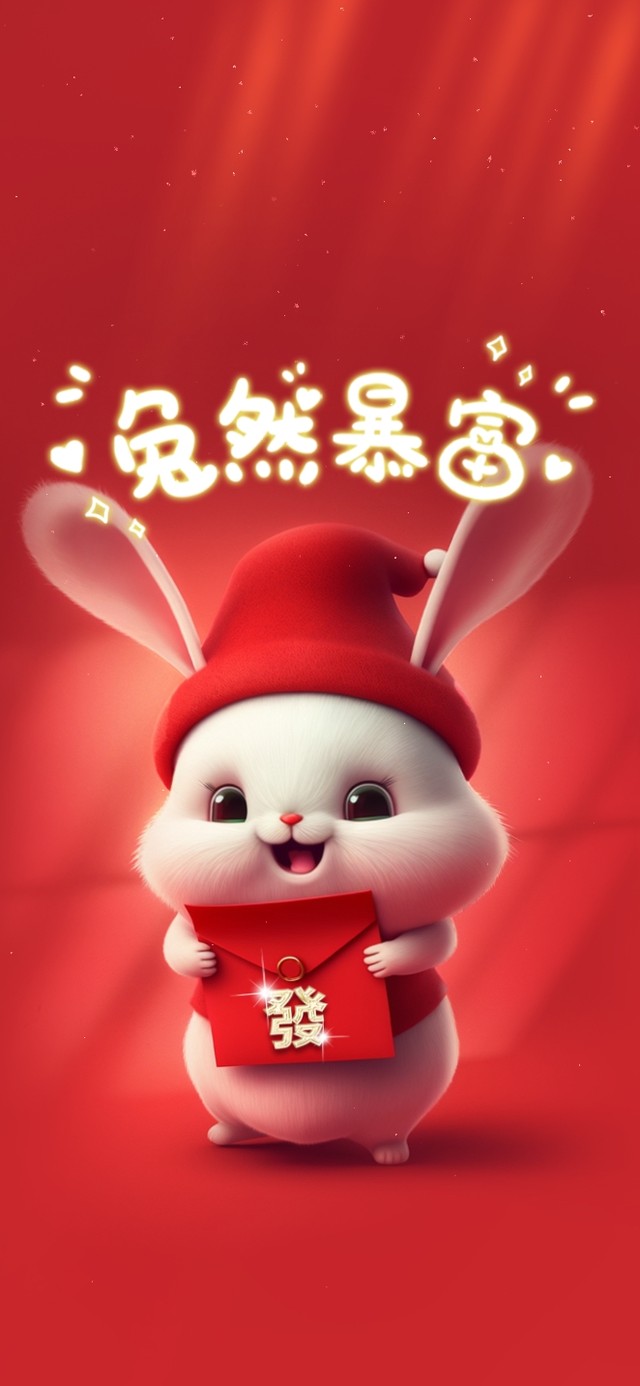 兔然暴富 好运兔兔