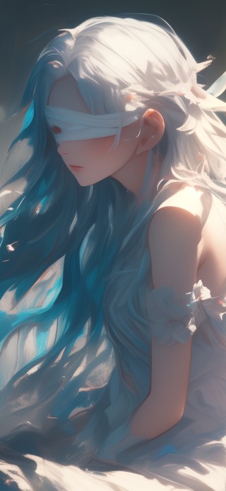 失明美女