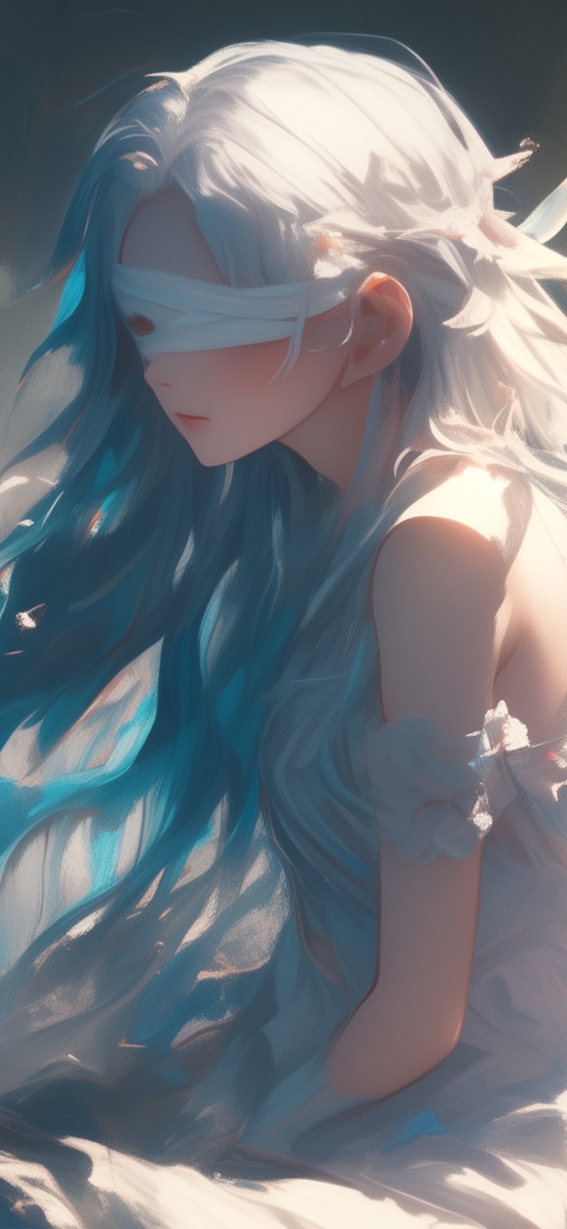 失明美女
