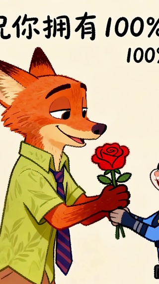 祝你拥有百分百的开心